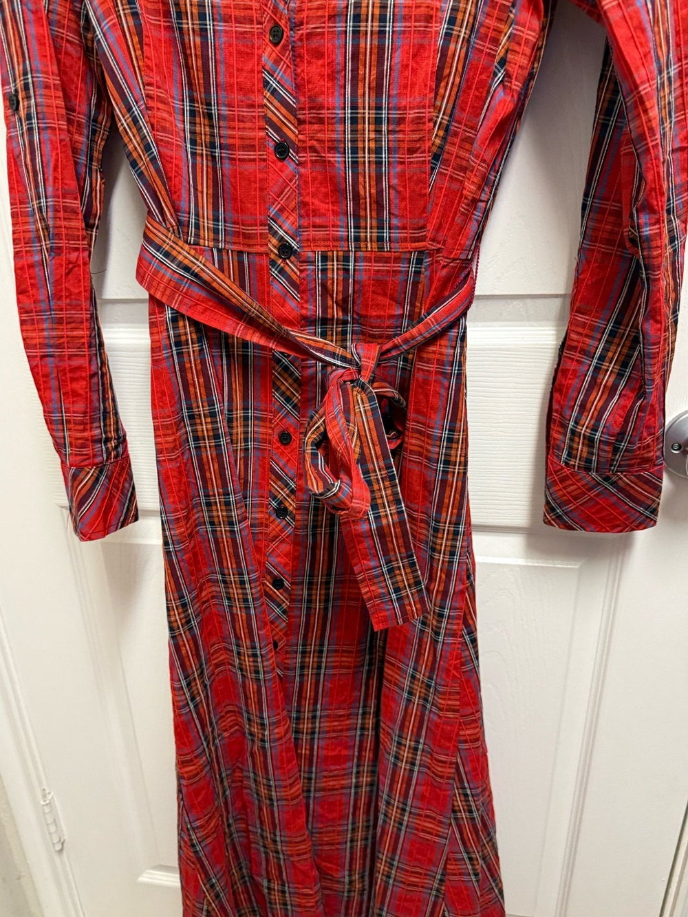 Finley Christmas Plaid Maxi Dress - Picture 9 of 14